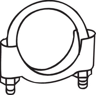 Clamping Piece, exhaust system